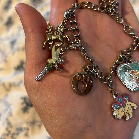 Disney Charm Bracelet | Lady & the Tramp, 101 Dalmatians, Tinker Bell + More - Picture 3 of 5